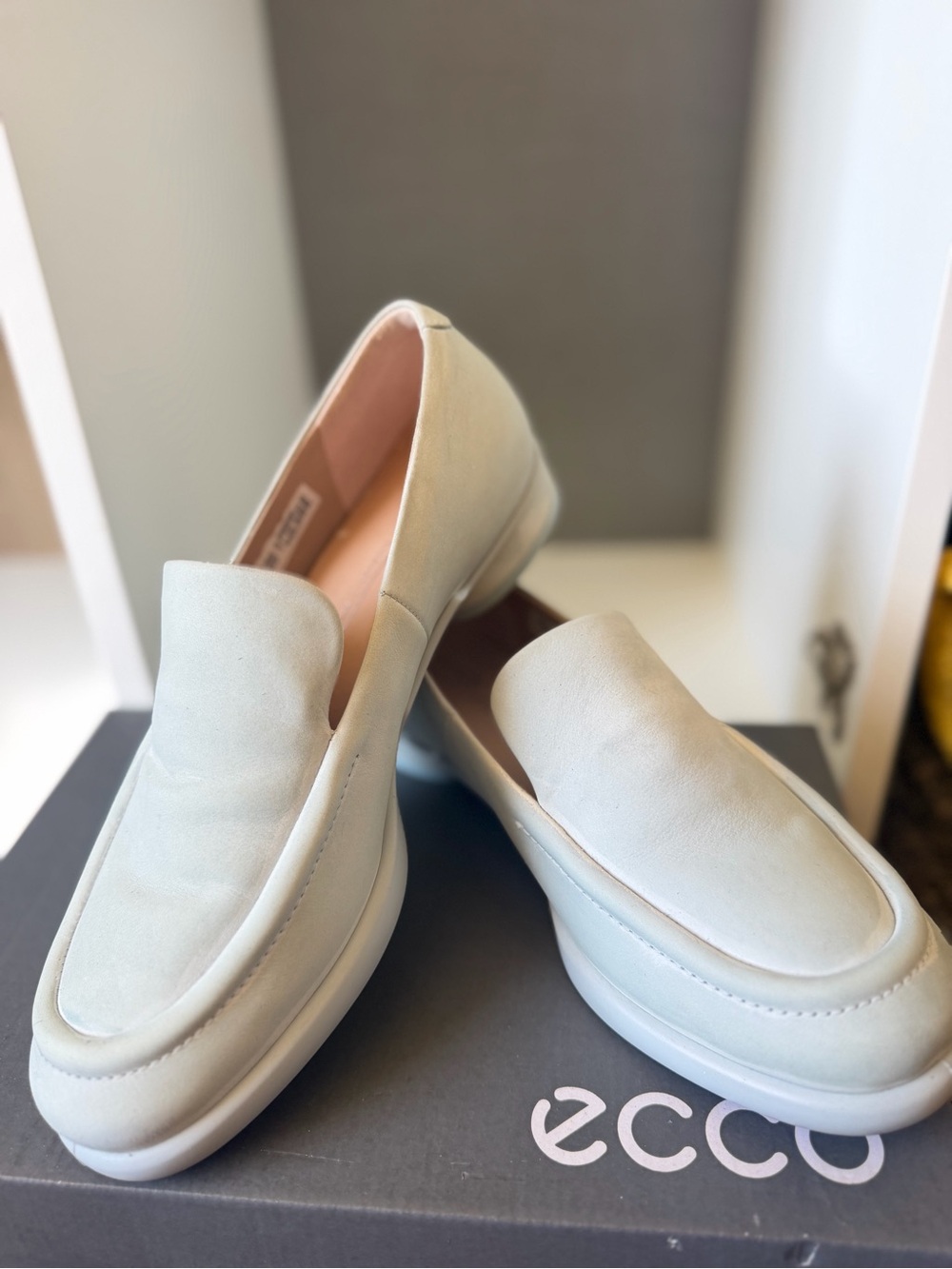 Ecco Leather Slip-On Shoe